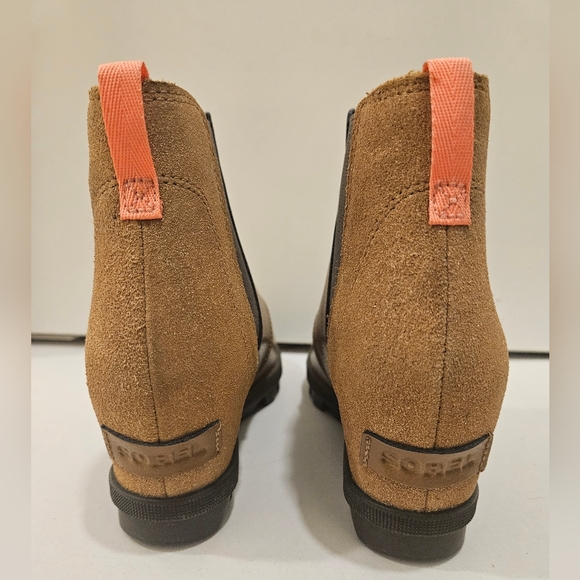 Sorel Joan of Arctic II Leather Sparkle Hidden Wedge Excellent - Picture 10 of 10